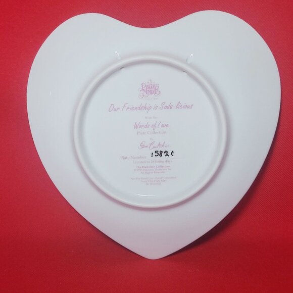 Precious Moments Our Frienship is Soda licious 1995 The Hamilton Collection - Picture 3 of 12